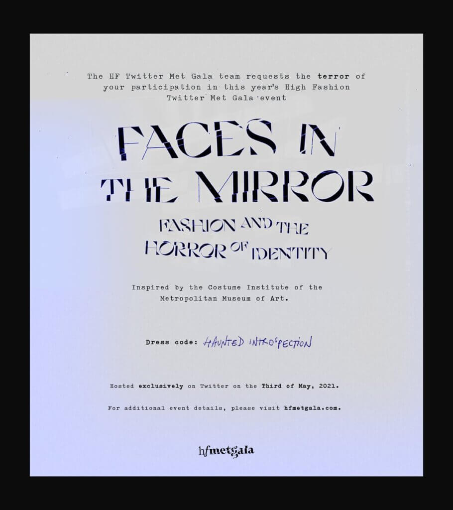  IMaGEN. FACES IN THE MIRROR. CC: HFMetGala.com marketing a la moda marketingalamodamx